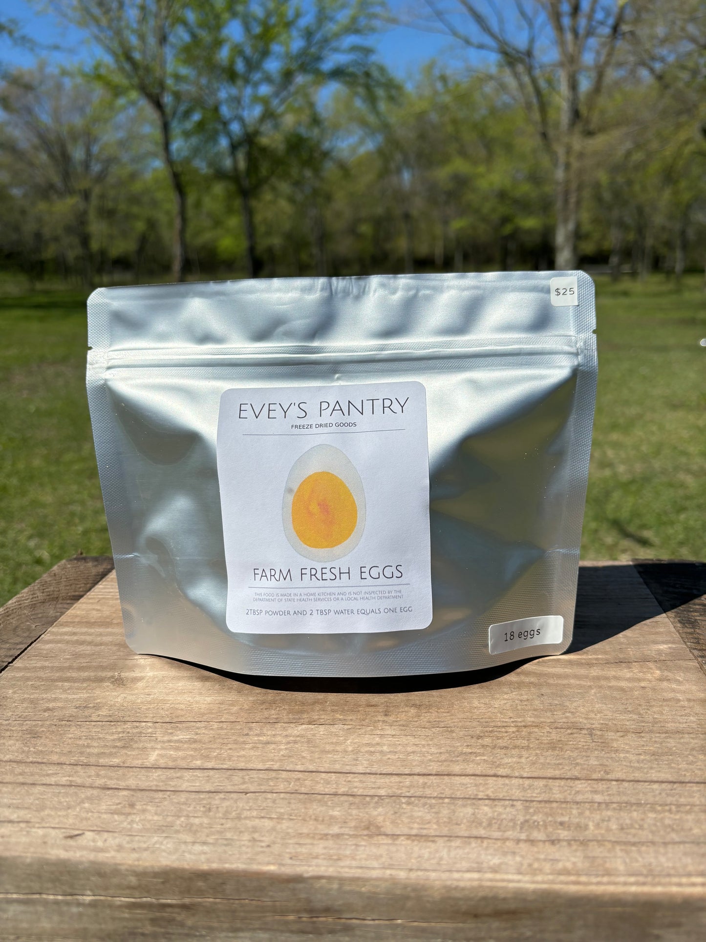 Freeze Dried Farm Fresh Eggs