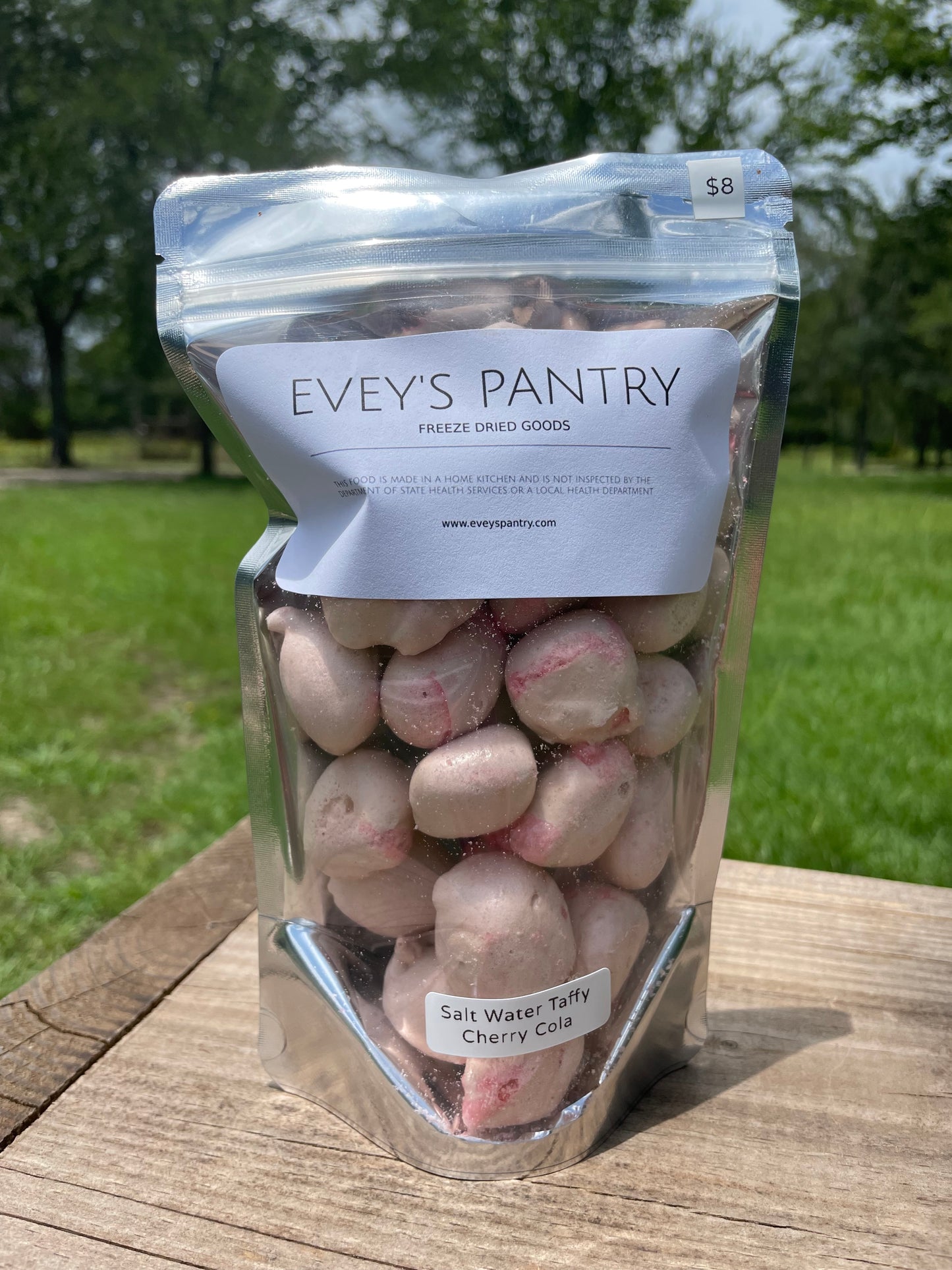 Freeze Dried Salt Water Taffy - Cherry Cola