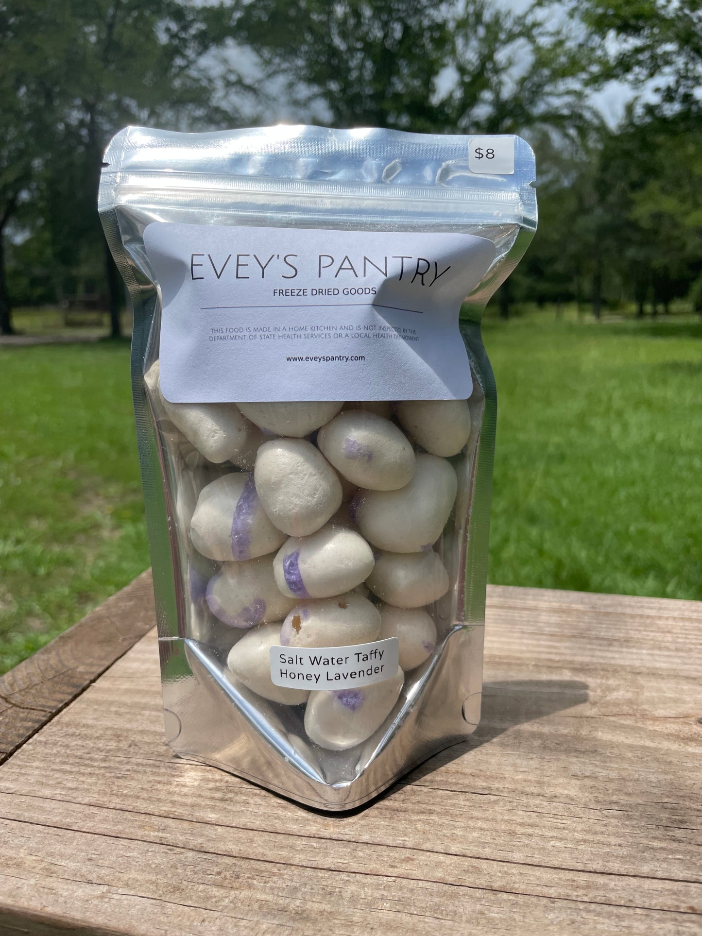 Freeze Dried Salt Water Taffy - Honey Lavender